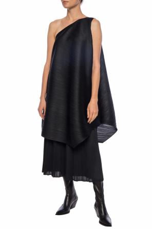 Ribbed dress with ruffle, zdjęcie 2 Ribbed dress with ruffle od Issey Miyake Women